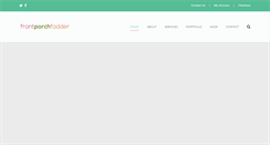 Desktop Screenshot of frontporchfodder.com